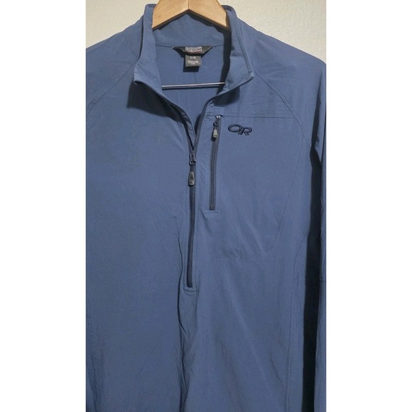 Outdoor Research Men's Ultima Softshell Jacket Atlantic L Hiking Fishing Navy - Picture 5 of 11